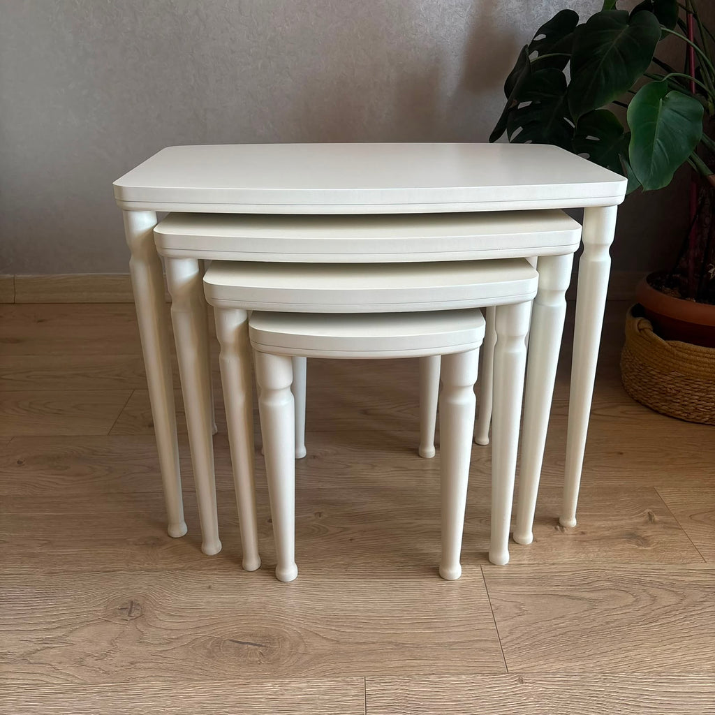Cream mdf side coffee table