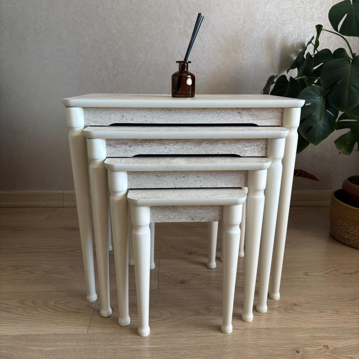 Traverten MDF Nesting Table