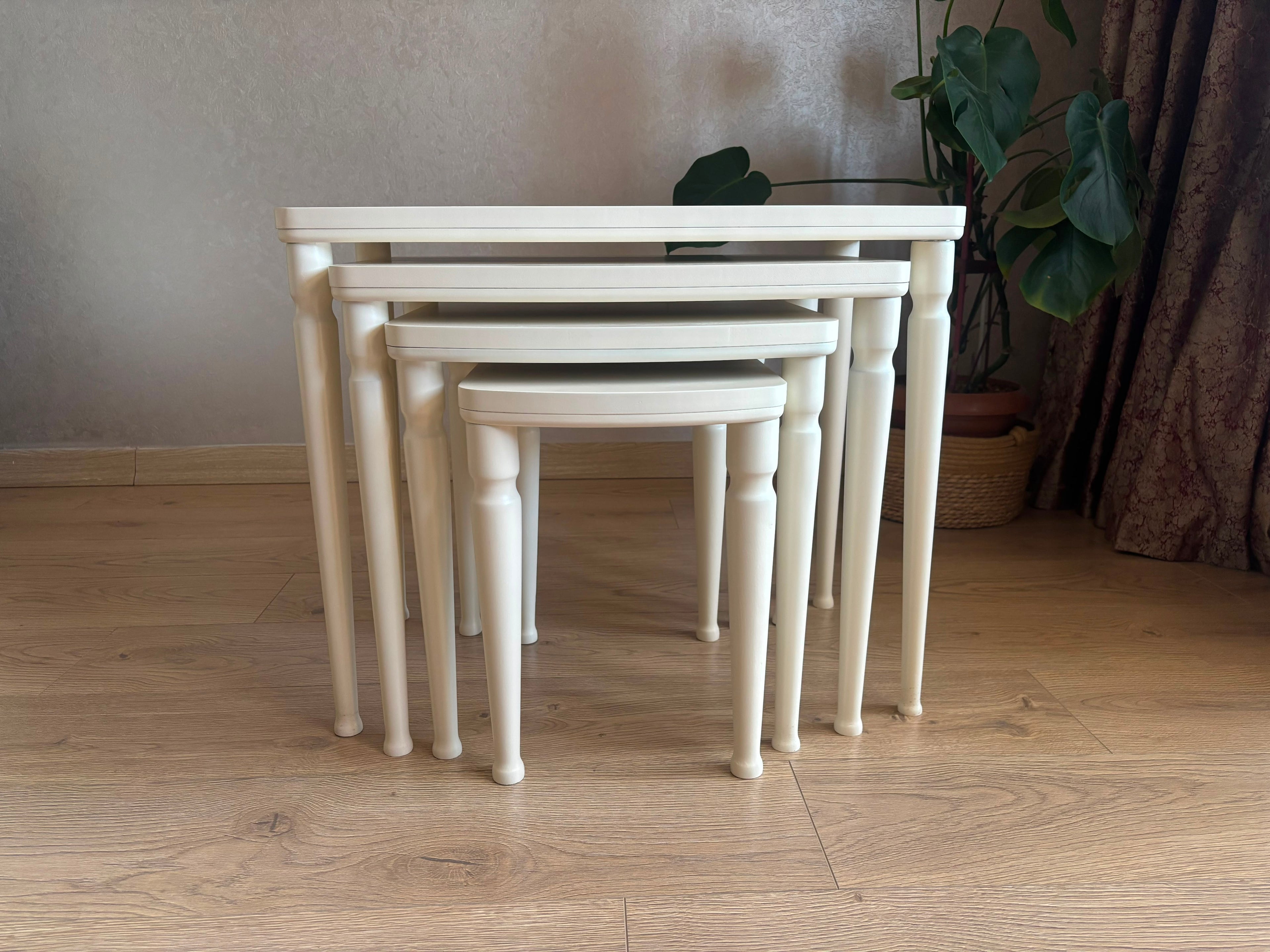 Cream mdf side coffee table