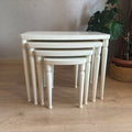 Cream mdf side coffee table