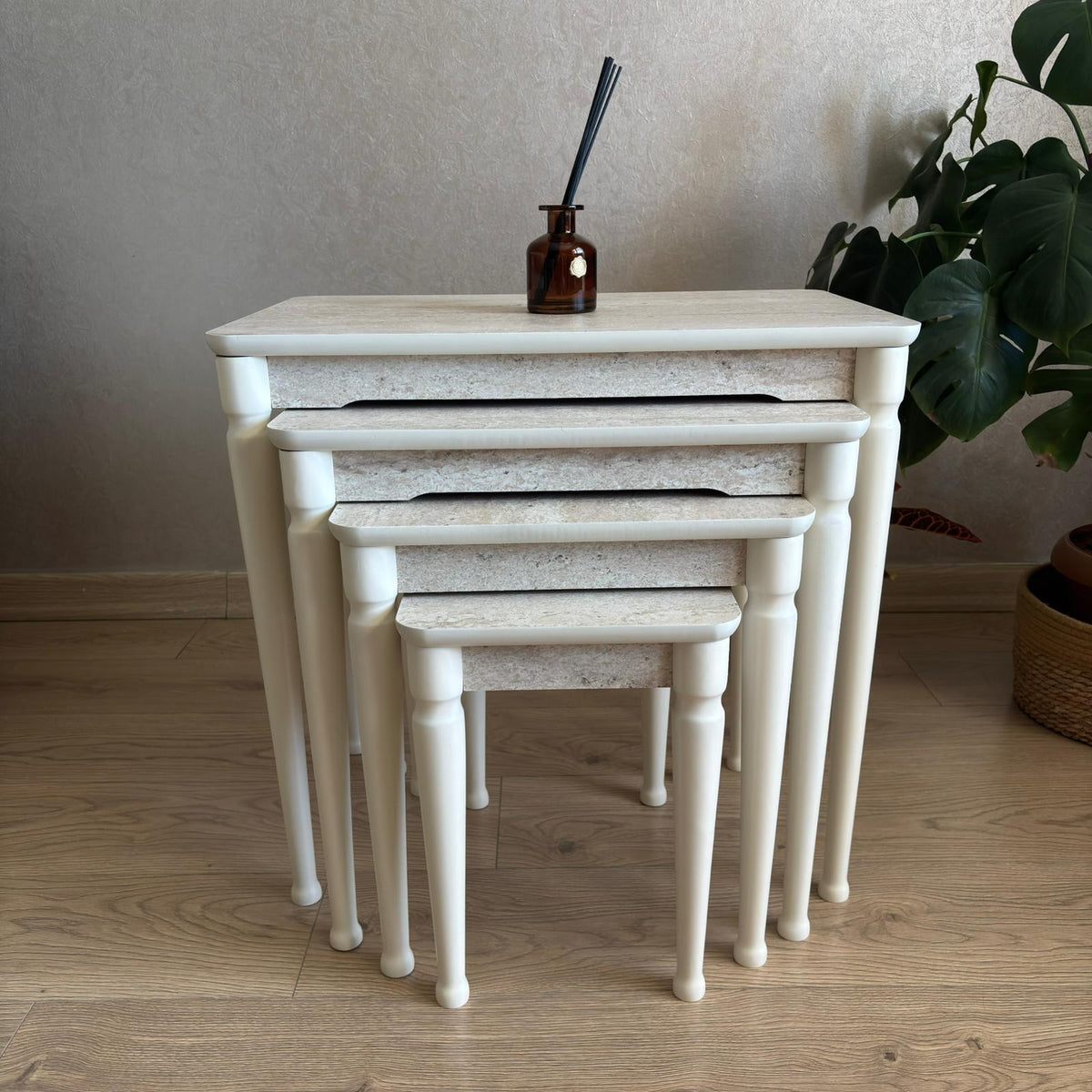Traverten MDF Nesting Table
