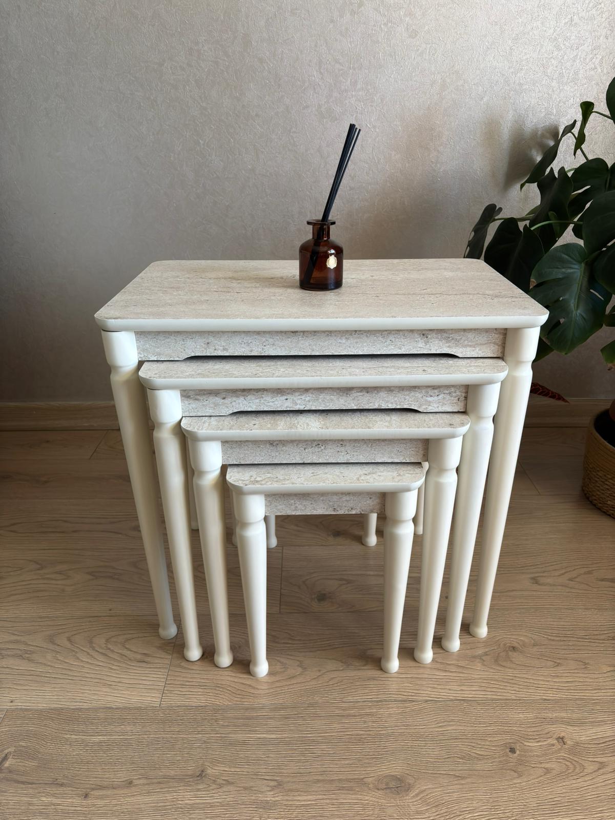 Traverten MDF Nesting Table